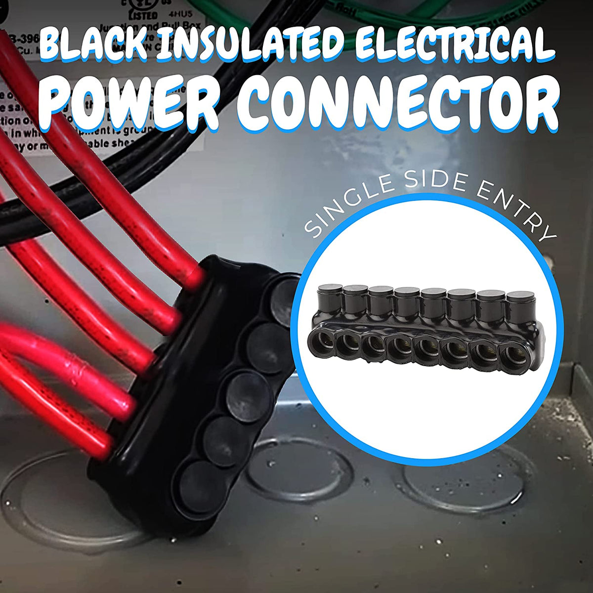 Multi-Cable Connector - Single Entry - Insulated - Black – OhBrands