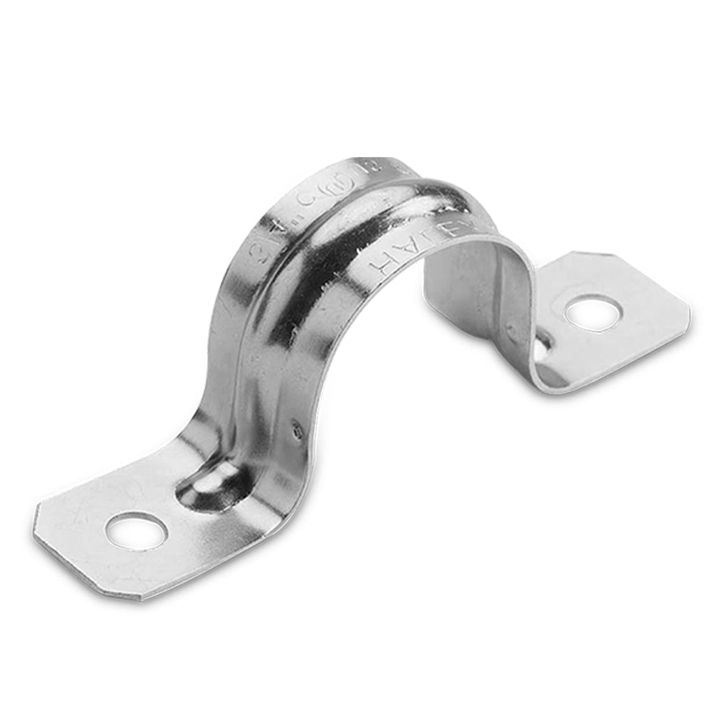 2-Hole Steel EMT Pipe Strap