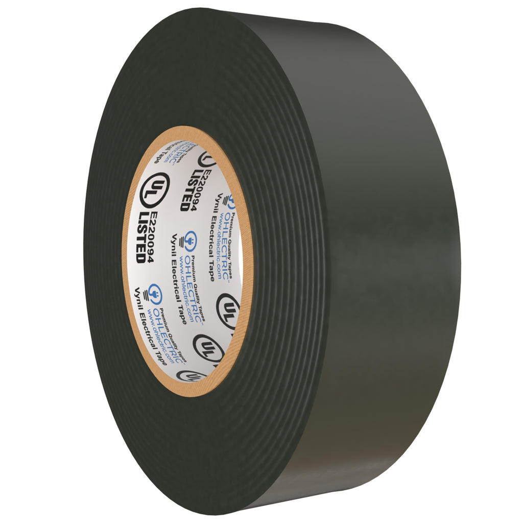 Professional Grade Vinyl Electrical Tape - 7 Mil Thick - Pack of 10