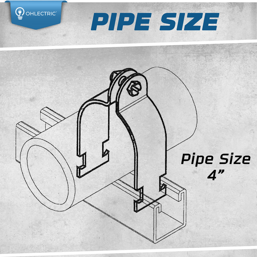 Universal Strut Clamp - For EMT, Rigid & IMC Conduit.