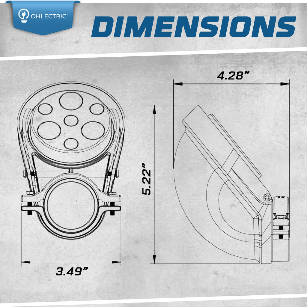 Clamp-on Type Aluminum Service Entrance Cap