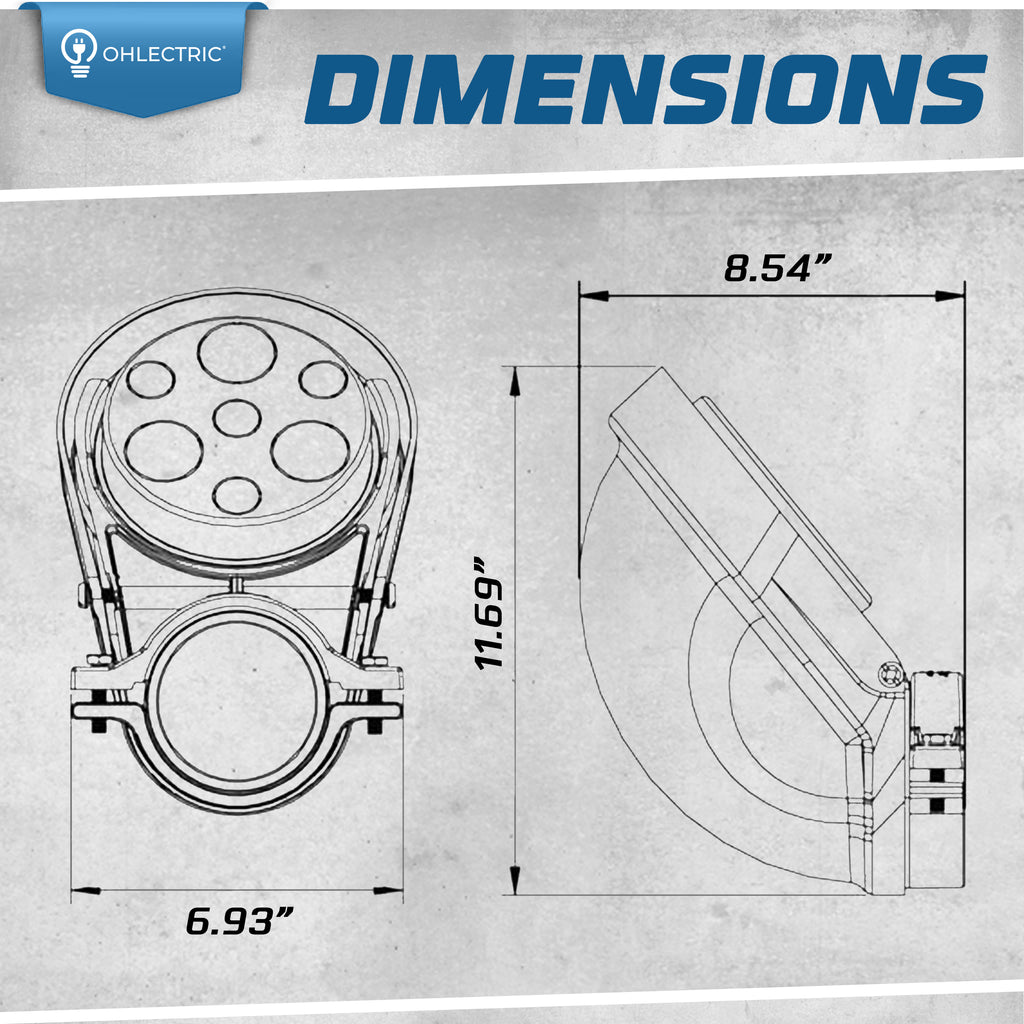 Clamp-on Type Aluminum Service Entrance Cap