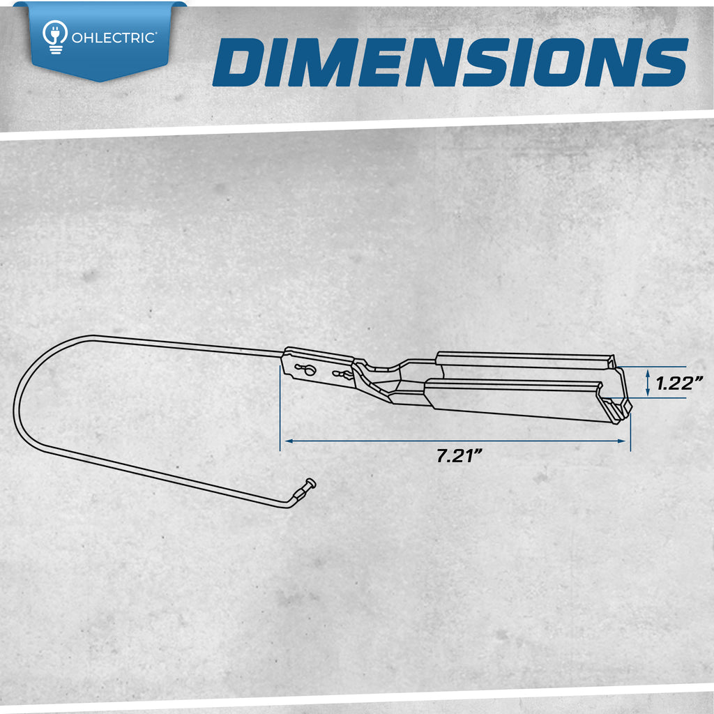 Ohlectric Aluminum Wedge Clamp - 2 Pack