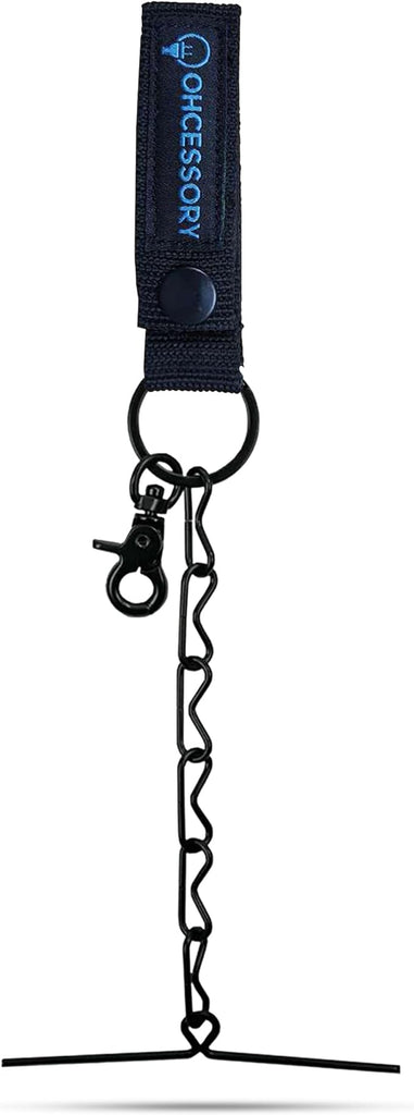 Electricians Tape Holder Chain with Keyring and Trigger Snap Hook